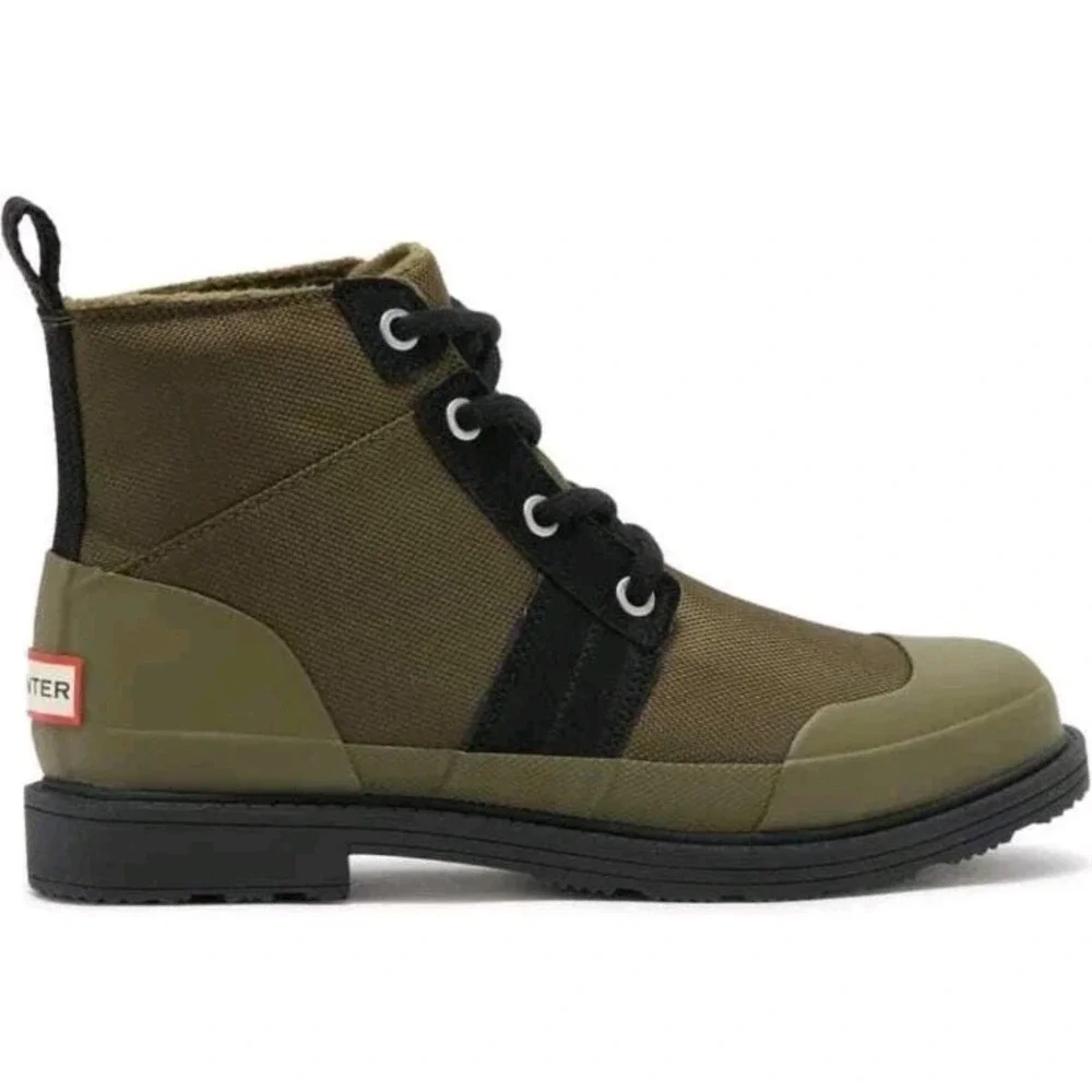 Hunter Green Insulated‎ Commando Waterproof Outdoor Lace Up Ankle Boots Size 12